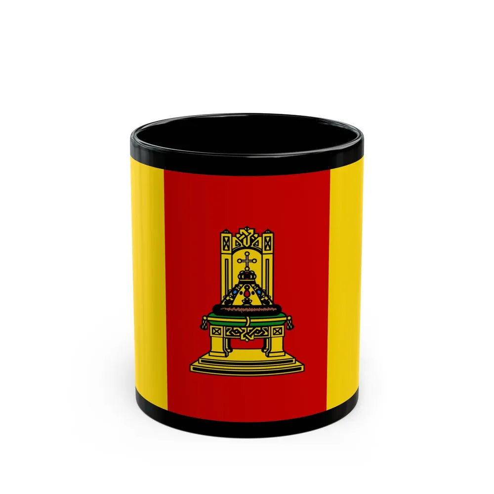 Flag of Tver Oblast Russia - Black Coffee Mug-11oz-Go Mug Yourself