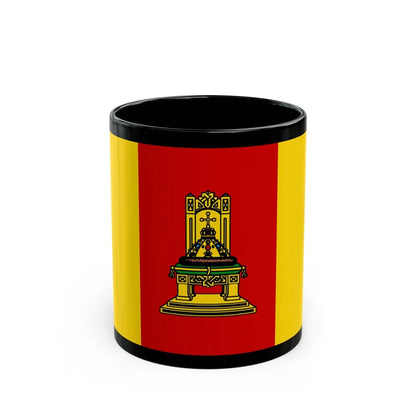 Flag of Tver Oblast Russia - Black Coffee Mug-11oz-Go Mug Yourself