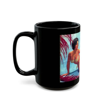 June Palmer #253 (Vintage Female Icon) Black Coffee Mug-Go Mug Yourself