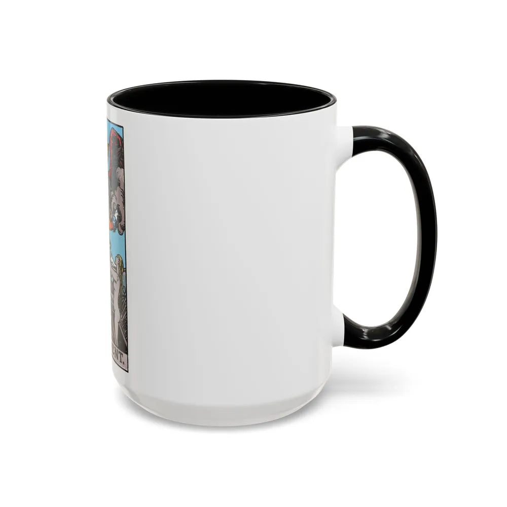 Judgement (Tarot Card) Accent Coffee Mug-Go Mug Yourself