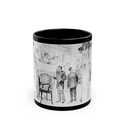 Hall of Beauties - Black Coffee Mug-11oz-Go Mug Yourself