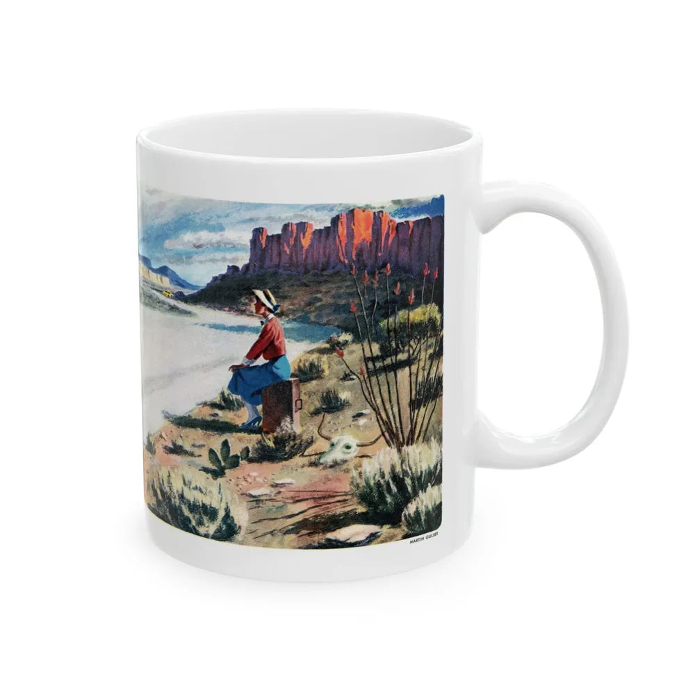 Frame-Up, Liberty, October, 1948 - White Coffee Mug-Go Mug Yourself