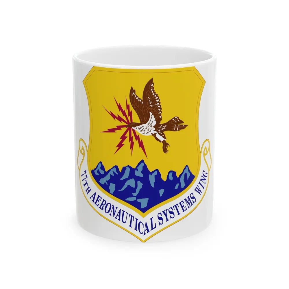 77th Aeronautical Systems Wing (U.S. Air Force) White Coffee Mug-11oz-Go Mug Yourself