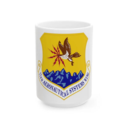 77th Aeronautical Systems Wing (U.S. Air Force) White Coffee Mug-15oz-Go Mug Yourself