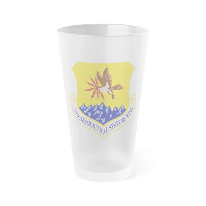 77th Aeronautical Systems Wing (U.S. Air Force) Frosted Pint Glass 16oz 16oz Frosted - Go Mug Yourself