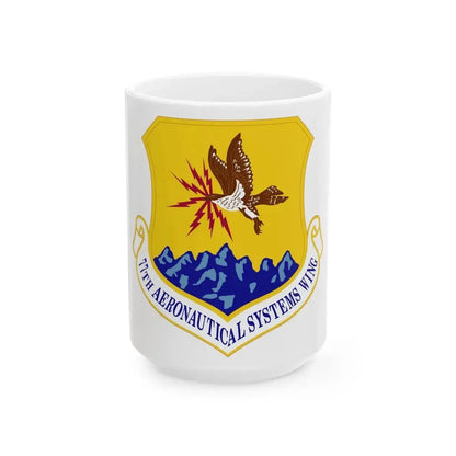 77th Aeronautical Systems Wing (U.S. Air Force) White Coffee Mug 15oz - Go Mug Yourself