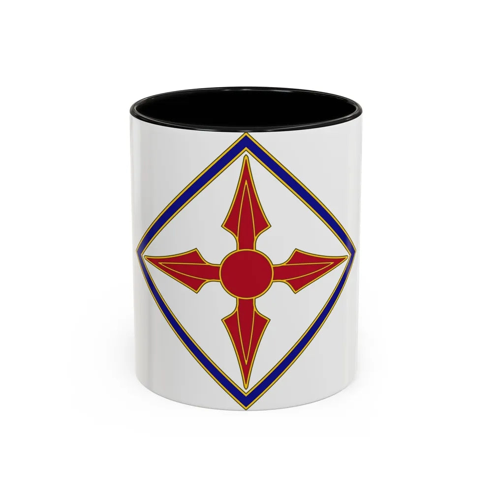 77th Aviation Brigade (U.S. Army) Accent Coffee Mug-11oz-Black-Go Mug Yourself