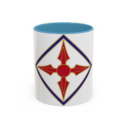 77th Aviation Brigade (U.S. Army) Accent Coffee Mug-11oz-Light Blue-Go Mug Yourself