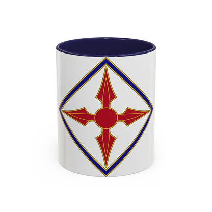 77th Aviation Brigade (U.S. Army) Accent Coffee Mug-11oz-Navy-Go Mug Yourself