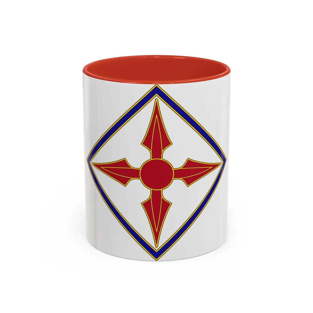 77th Aviation Brigade (U.S. Army) Accent Coffee Mug-11oz-Red-Go Mug Yourself