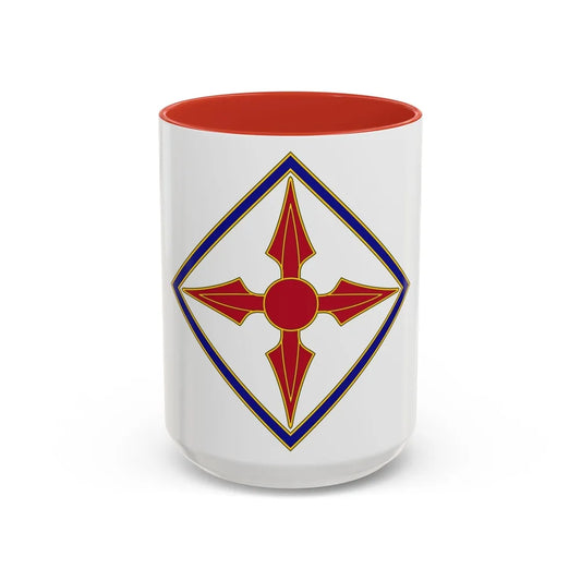 77th Aviation Brigade (U.S. Army) Accent Coffee Mug-15oz-Pink-Go Mug Yourself