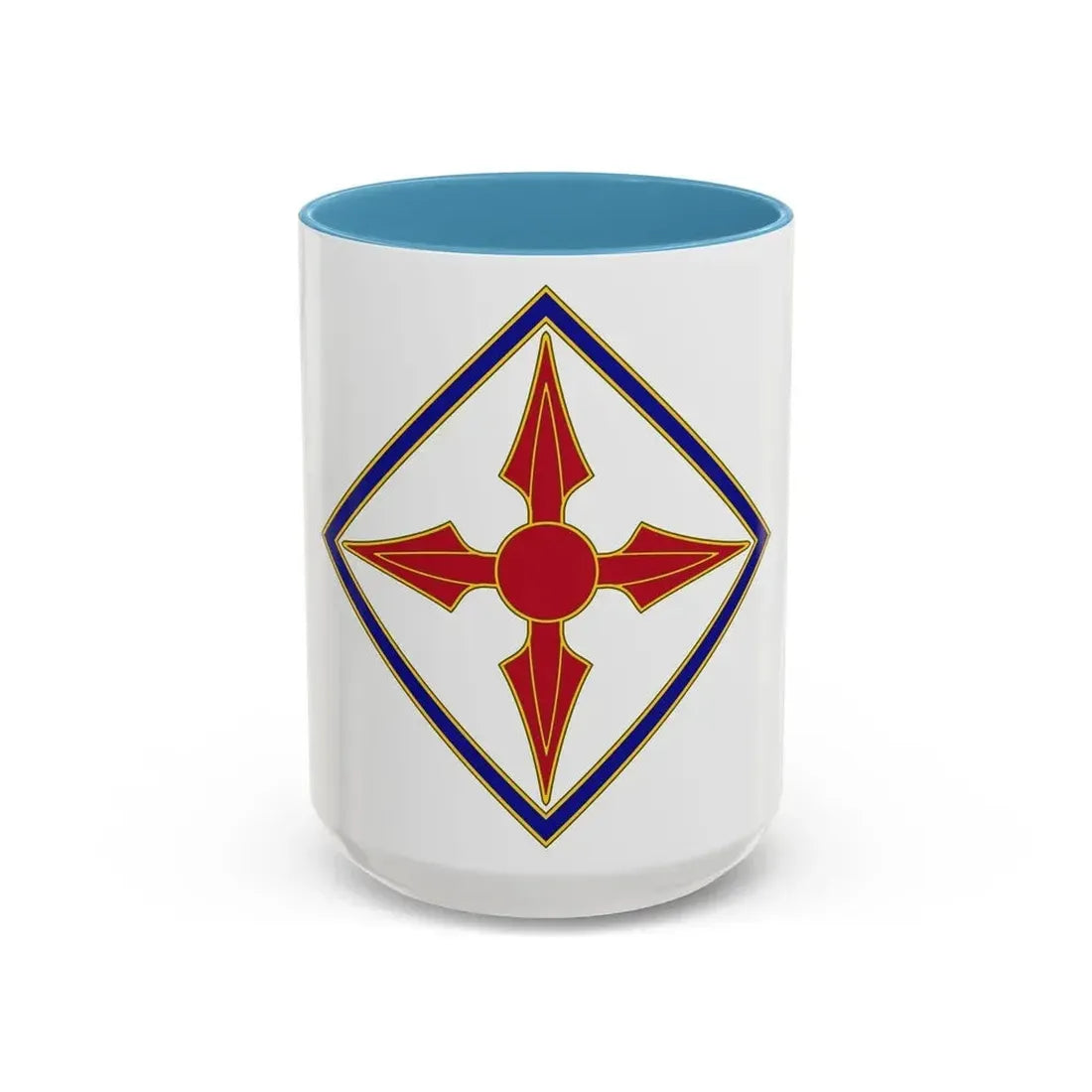 77th Aviation Brigade (U.S. Army) Accent Coffee Mug 15oz Light Blue - Go Mug Yourself