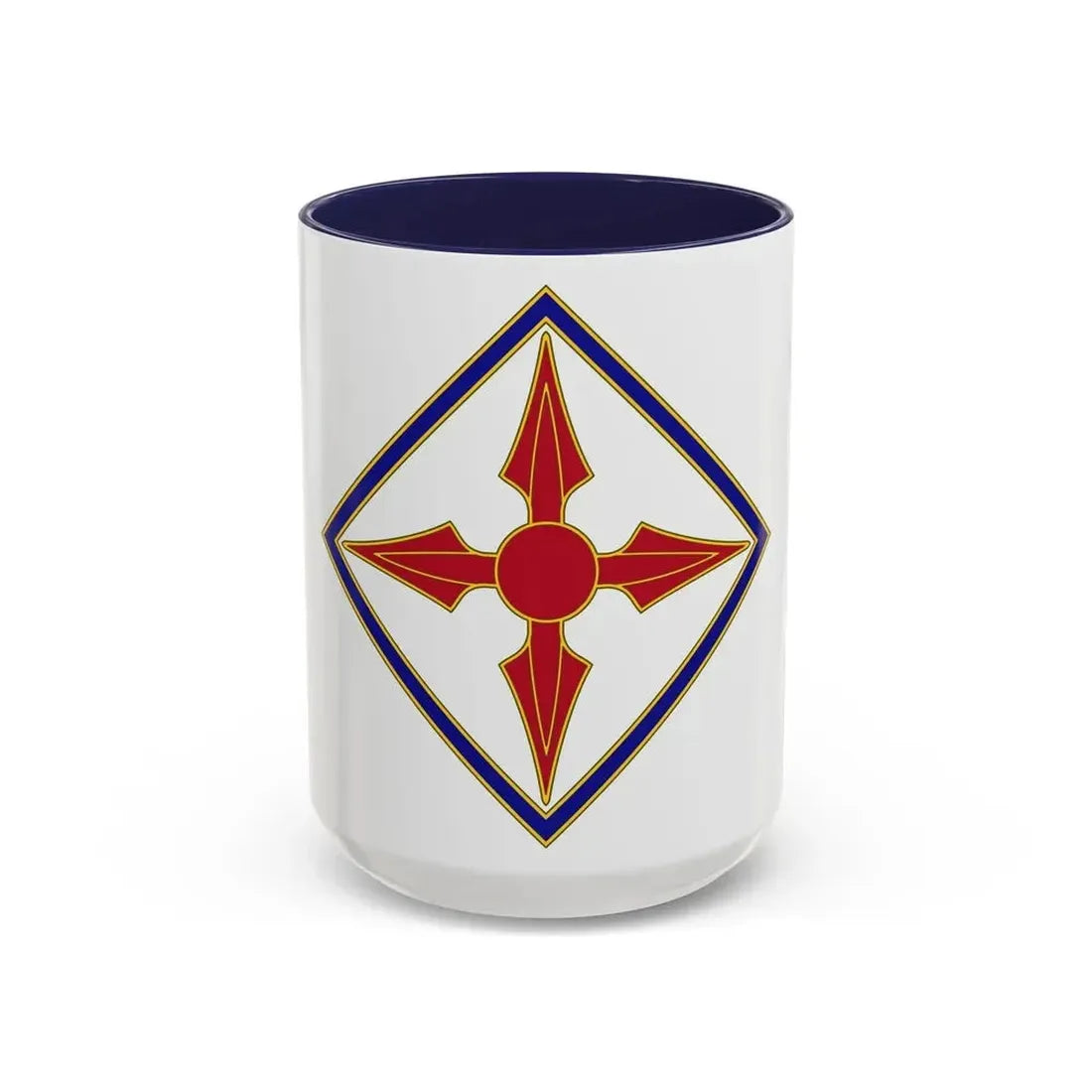 77th Aviation Brigade (U.S. Army) Accent Coffee Mug 15oz Navy - Go Mug Yourself