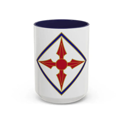 77th Aviation Brigade (U.S. Army) Accent Coffee Mug 15oz Navy - Go Mug Yourself