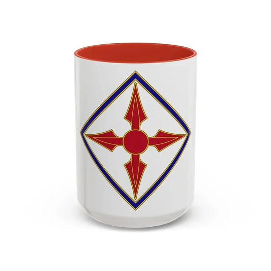 77th Aviation Brigade (U.S. Army) Accent Coffee Mug 15oz Pink - Go Mug Yourself