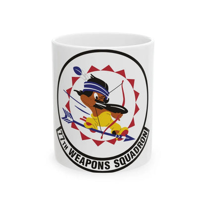 77th Weapons Squadron (U.S. Air Force) White Coffee Mug-11oz-Go Mug Yourself