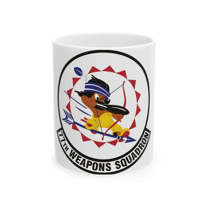 77th Weapons Squadron (U.S. Air Force) White Coffee Mug 11oz - Go Mug Yourself