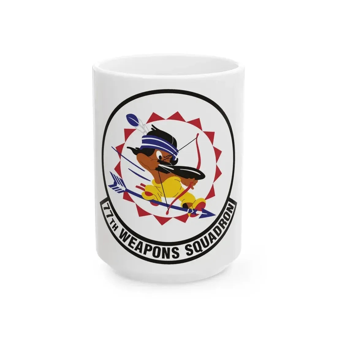 77th Weapons Squadron (U.S. Air Force) White Coffee Mug 15oz - Go Mug Yourself