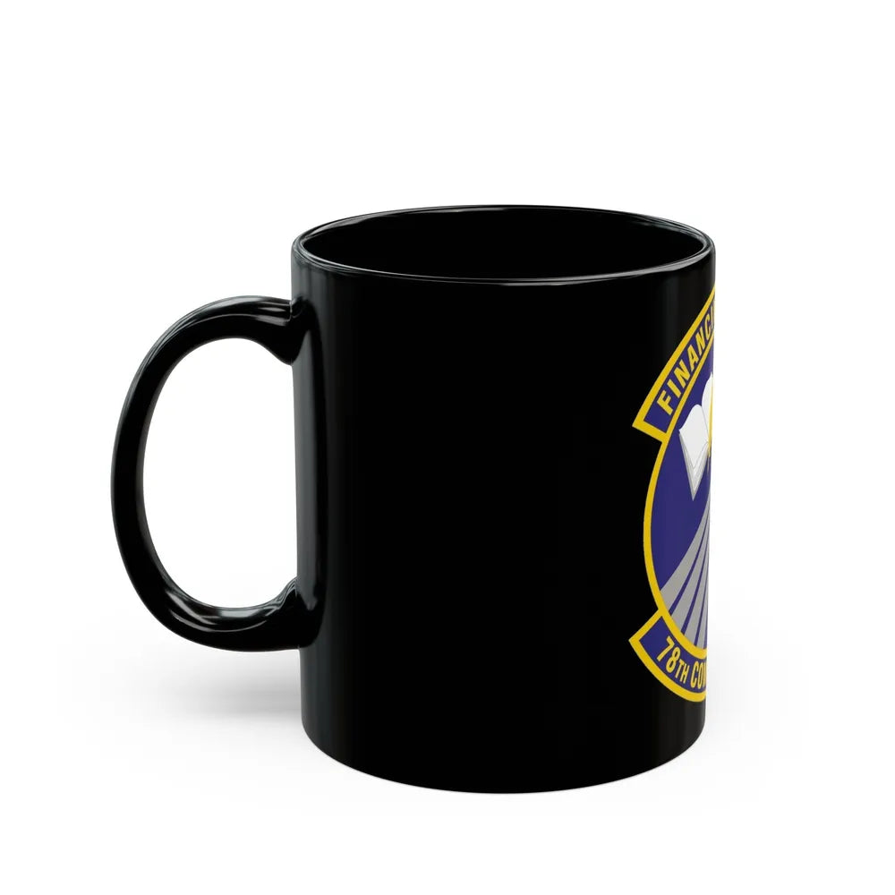 78 Comptroller Squadron AFMC (U.S. Air Force) Black Coffee Mug-Go Mug Yourself