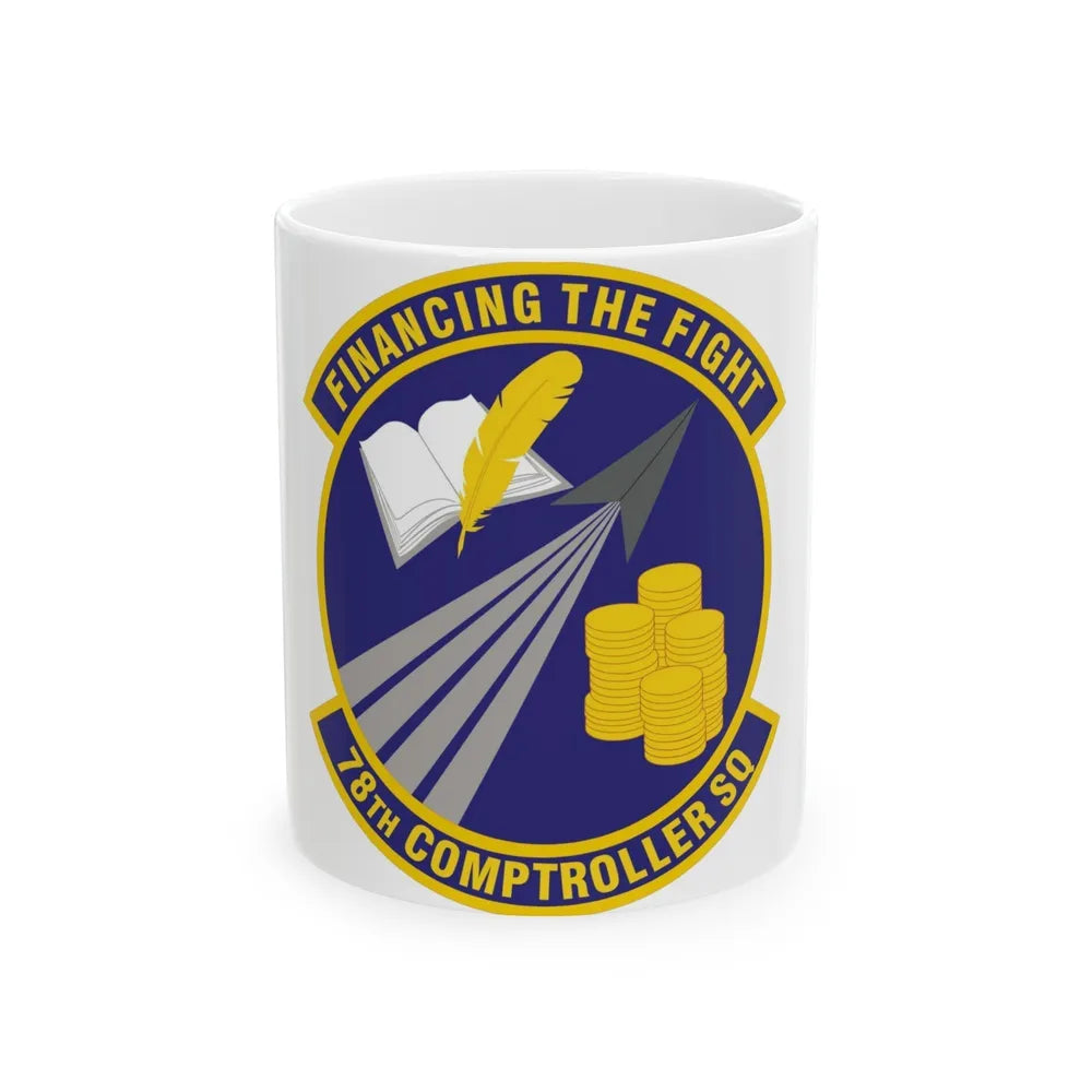 78 Comptroller Squadron AFMC (U.S. Air Force) White Coffee Mug-11oz-Go Mug Yourself