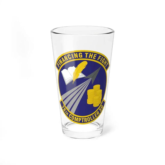78 Comptroller Squadron AFMC (U.S. Air Force) Pint Glass 16oz 16oz - Go Mug Yourself