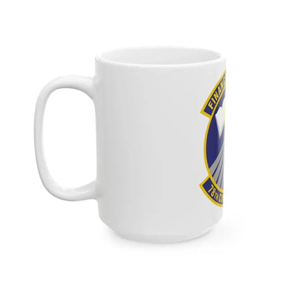 78 Comptroller Squadron AFMC (U.S. Air Force) White Coffee Mug - Go Mug Yourself