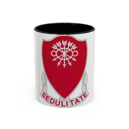 78 Engineer Battalion (U.S. Army) Accent Coffee Mug 11oz Black - Go Mug Yourself