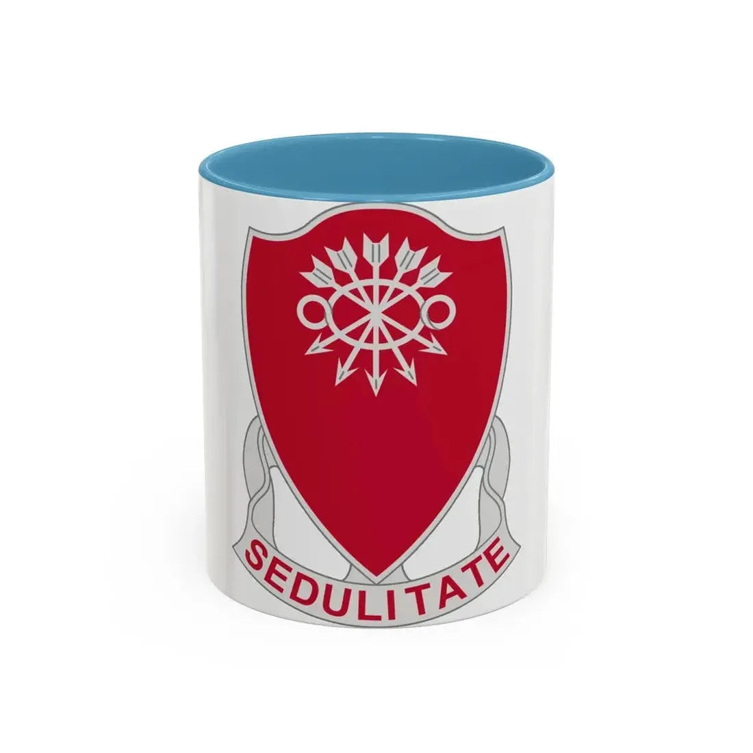 78 Engineer Battalion (U.S. Army) Accent Coffee Mug 11oz Light Blue - Go Mug Yourself