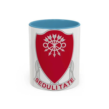 78 Engineer Battalion (U.S. Army) Accent Coffee Mug 11oz Light Blue - Go Mug Yourself