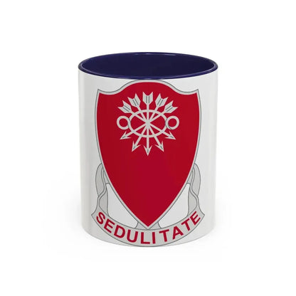 78 Engineer Battalion (U.S. Army) Accent Coffee Mug 11oz Navy - Go Mug Yourself