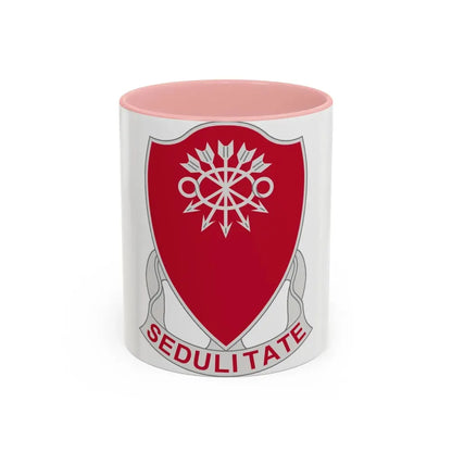78 Engineer Battalion (U.S. Army) Accent Coffee Mug 11oz Pink - Go Mug Yourself