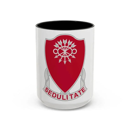 78 Engineer Battalion (U.S. Army) Accent Coffee Mug 15oz Black - Go Mug Yourself