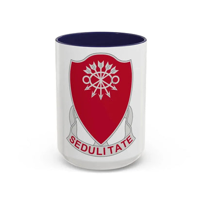78 Engineer Battalion (U.S. Army) Accent Coffee Mug 15oz Navy - Go Mug Yourself