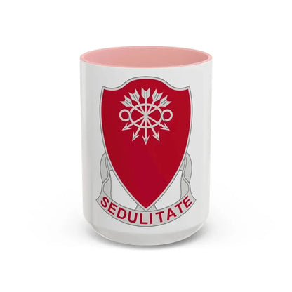 78 Engineer Battalion (U.S. Army) Accent Coffee Mug 15oz Pink - Go Mug Yourself