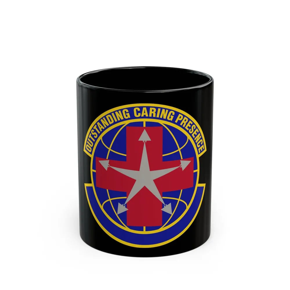 78 Healthcare Operations Squadron AFMC (U.S. Air Force) Black Coffee Mug-11oz-Go Mug Yourself