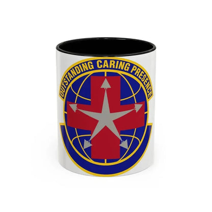 78 Healthcare Operations Squadron AFMC (U.S. Air Force) Accent Coffee Mug 11oz Black - Go Mug Yourself
