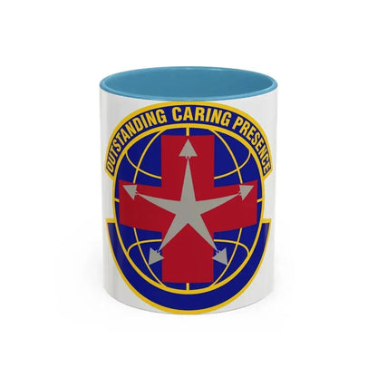 78 Healthcare Operations Squadron AFMC (U.S. Air Force) Accent Coffee Mug 11oz Light Blue - Go Mug Yourself
