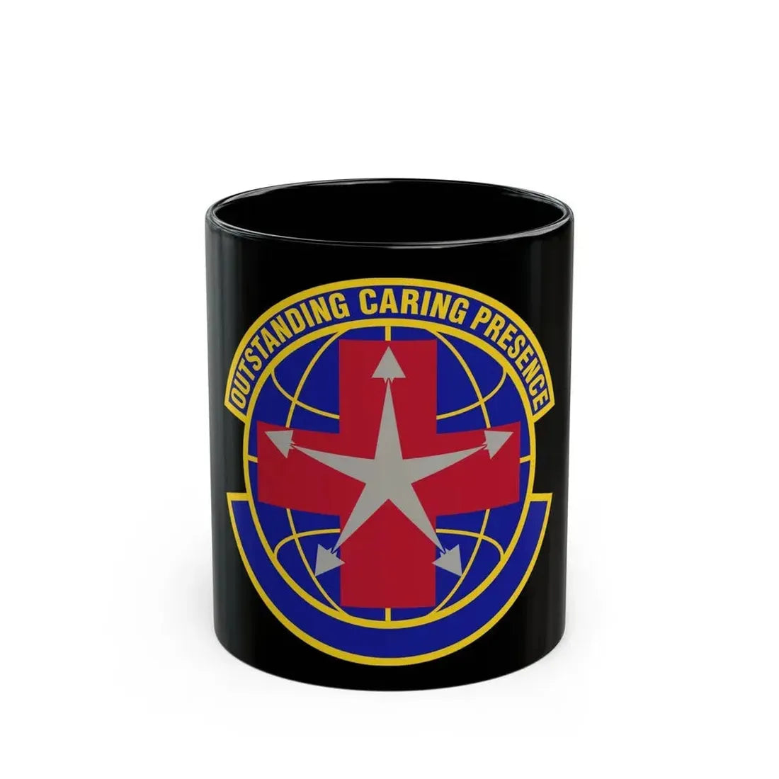 78 Healthcare Operations Squadron AFMC (U.S. Air Force) Black Coffee Mug - Go Mug Yourself