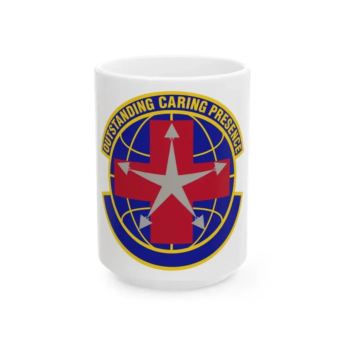78 Healthcare Operations Squadron AFMC (U.S. Air Force) White Coffee Mug 15oz - Go Mug Yourself