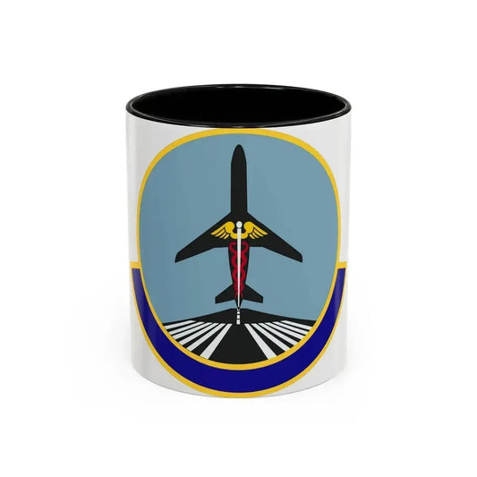 78 Operational Medical Readiness Squadron AFMC (U.S. Air Force) Accent Coffee Mug 11oz Black - Go Mug Yourself