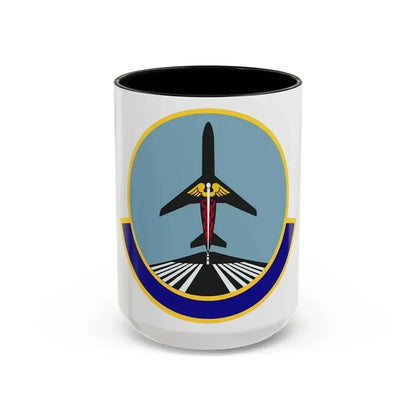 78 Operational Medical Readiness Squadron AFMC (U.S. Air Force) Accent Coffee Mug 15oz Black - Go Mug Yourself