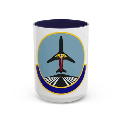 78 Operational Medical Readiness Squadron AFMC (U.S. Air Force) Accent Coffee Mug 15oz Navy - Go Mug Yourself