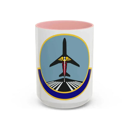 78 Operational Medical Readiness Squadron AFMC (U.S. Air Force) Accent Coffee Mug 15oz Pink - Go Mug Yourself