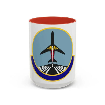 78 Operational Medical Readiness Squadron AFMC (U.S. Air Force) Accent Coffee Mug 15oz Red - Go Mug Yourself