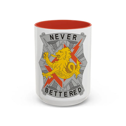 78 Signal Battalion (U.S. Army) Accent Coffee Mug-15oz-Red-Go Mug Yourself