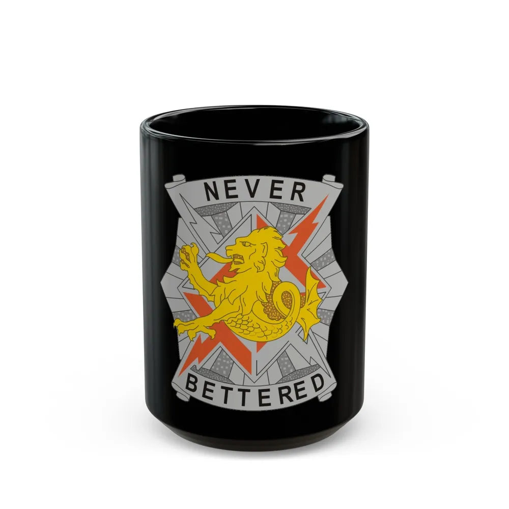 78 Signal Battalion (U.S. Army) Black Coffee Mug-15oz-Go Mug Yourself