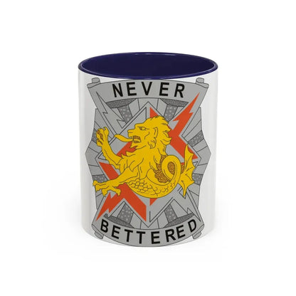 78 Signal Battalion (U.S. Army) Accent Coffee Mug 11oz Navy - Go Mug Yourself