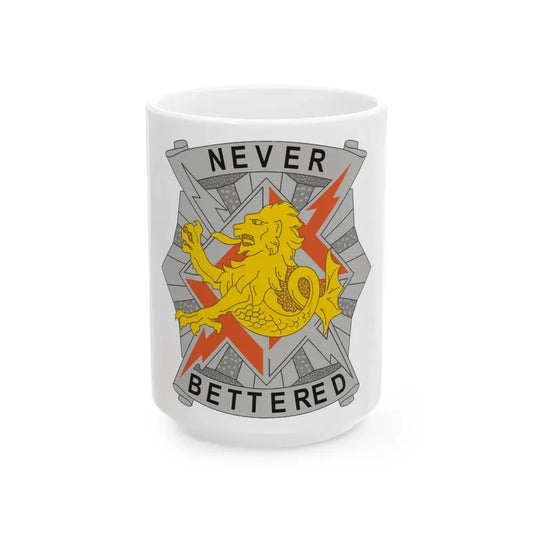 78 Signal Battalion (U.S. Army) White Coffee Mug 15oz - Go Mug Yourself