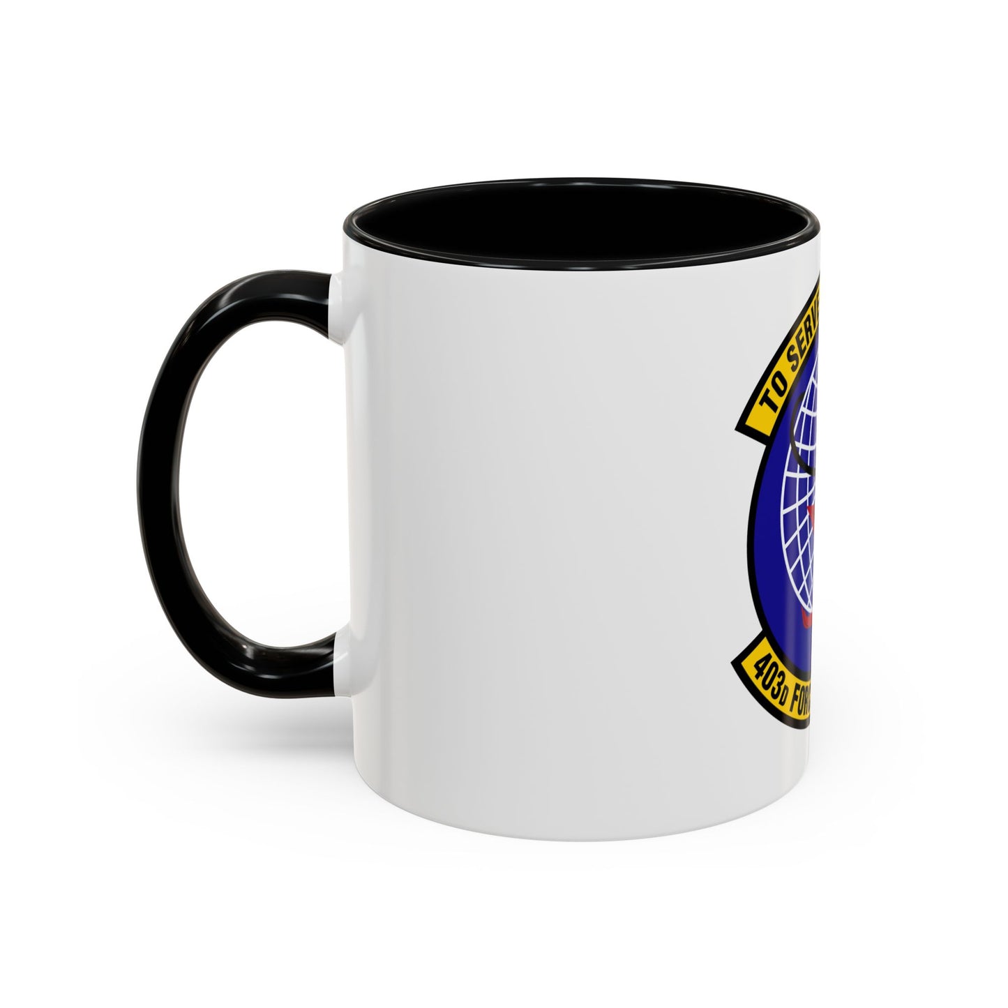 403 Force Support Squadron AFRC (U.S. Air Force) Accent Coffee Mug