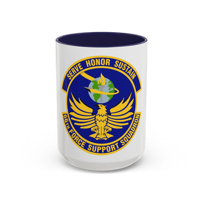 66th Force Support Squadron (U.S. Air Force) Accent Coffee Mug